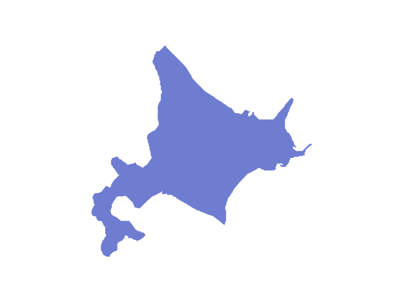 北海道の地図