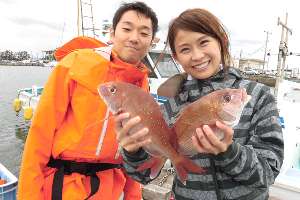千葉県・大原沖の一つテンヤマダイ、秋の数釣りチャンス！
