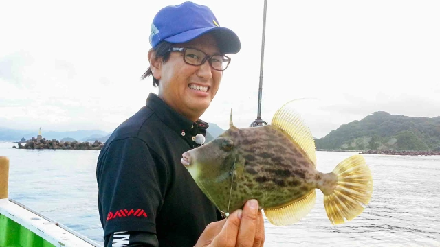 沖釣りギャラリー 千葉県勝山沖 シーズン初期のカワハギ釣り