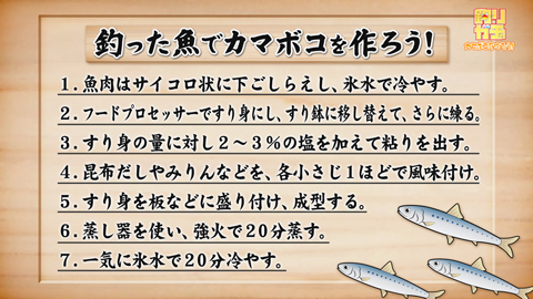 釣りガチャ カマボコを作ろう!