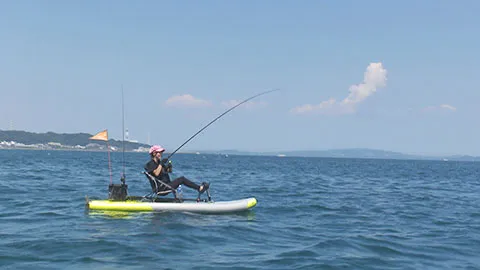 釣りガチャ 魚住つばきのシーカヤックフィッシング