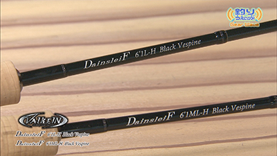 GearWave 「DainsleiF 6'1 L-H Black Vespine（ダーインスレイヴ 6'1 ライトーハード ブラックヴェスパイン）」(エリアトラウト用ロッド)