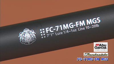 ギアコレクション アブガルシア 『ファンタジスタFC-71MG-FM MGS』(ブラックバス用ロッド)