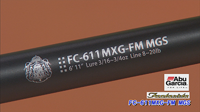 ギアコレクション アブガルシア 『ファンタジスタ FC-611MG-FM MGS』(ブラックバス用ロッド)