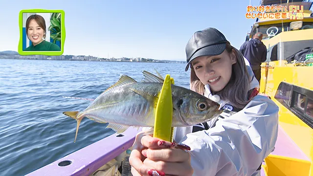 釣りガチャ 「ランウェイを歩く釣り好きモデルに密着！」 メイン