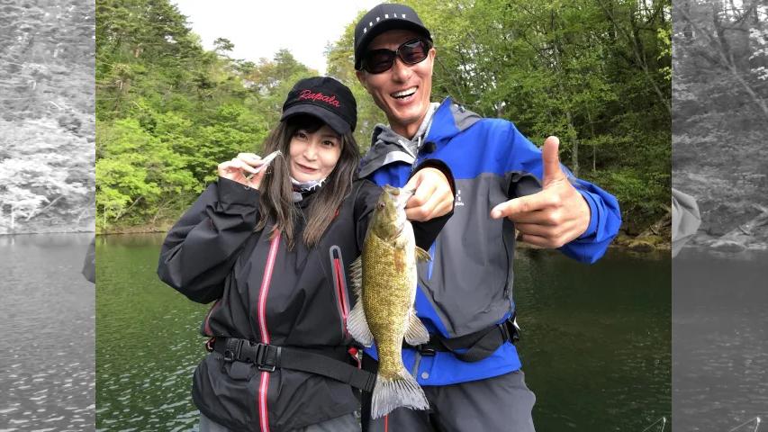 バスギャラリー Fishing Session 琵琶湖のハードベイターと釣りガールが挑む新緑の桧原湖 釣りビジョン