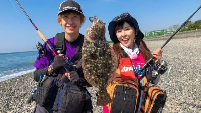 13 気持ちが大事 駿河湾のサーフヒラメ