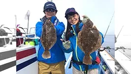 大漁！関東沖釣り爆釣会 その135 腕の差歴然！？茨城県大洗沖のカレイ