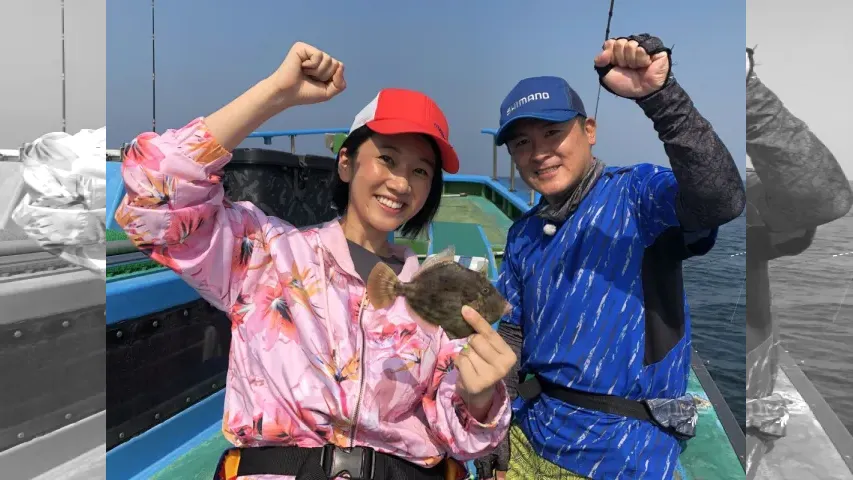 大漁！関東沖釣り爆釣会 172 エサトリ名人と勝負 東京湾のカワハギ