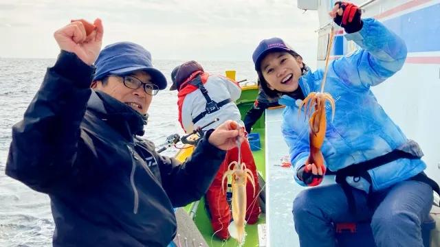 きょうも大漁 関東沖釣り爆釣会 5 初春のスルメイカにチャレンジ 釣りビジョン