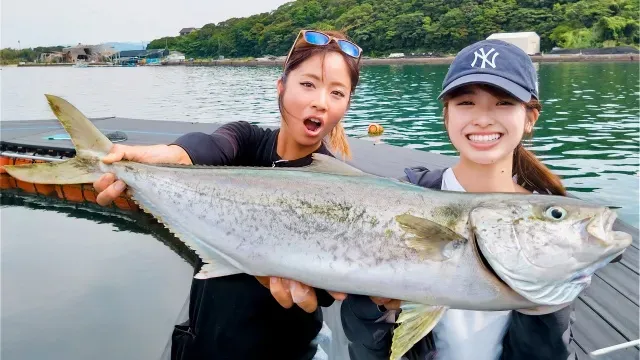 釣りたガール！ 濃いめ 20 フッチーと大爆釣！？白浜町の海上釣り堀を堪能！