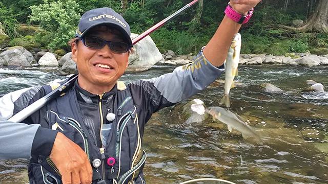 鮎17 小河川で見る引き釣りの極意 釣りビジョン