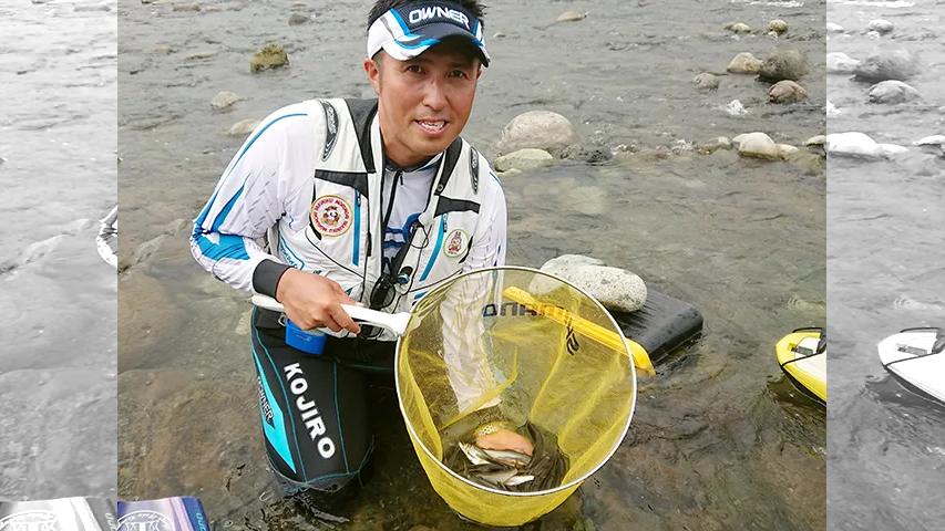 鮎2018 都心近郊に天然遡上あり 晩夏の酒匂川