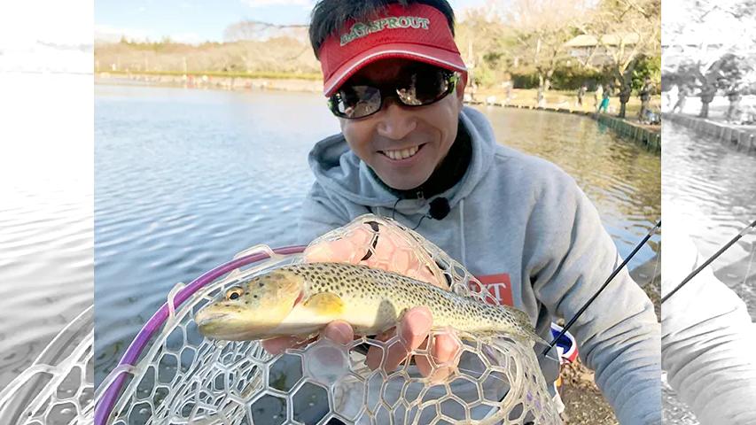 19 大混雑の管理釣り場でビッグトラウト＆エリアトーナメント in 東山湖フィッシングエリア