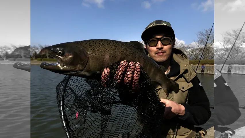 トラウトギャラリー 春の管理釣り場を徹底攻略！ 静岡県・東山湖フィッシングエリア
