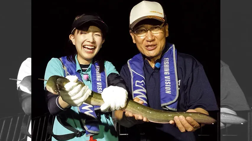 こちら東海です。 その144 四日市・鈴鹿の夜アナゴ！堤防五目で巨大ウナギGET！