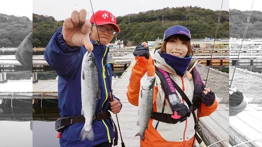 関西発！海釣り派 169 海上釣り堀でサーモンフィッシング in家島
