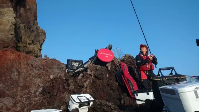磯を駆ける