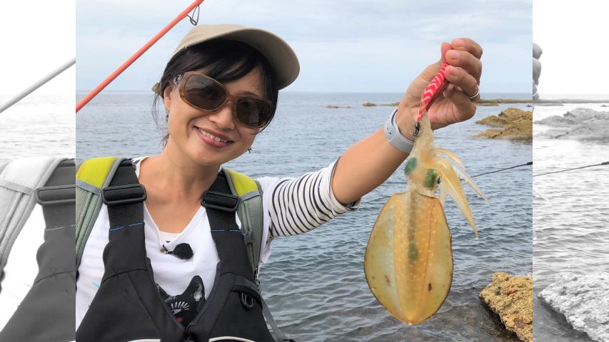 とことんエギパラダイス 130 京都府京丹後の旅 愛海おねぃさん初登場！エギングは楽しいなり！ 4