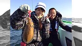 大漁！関東沖釣り爆釣会 その141 クセになりそう！東京湾のエギスミイカ