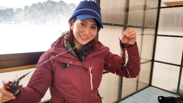東北つれつれ団 68 冬でも暖か！福島県桧原湖のワカサギ釣り