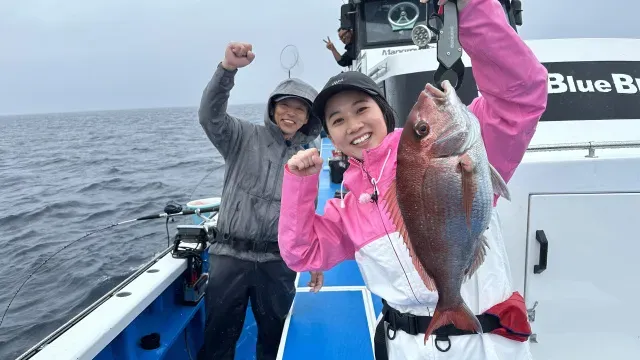 きょうも大漁！関東沖釣り爆釣会 12 千葉県富浦沖のコマセマダイ