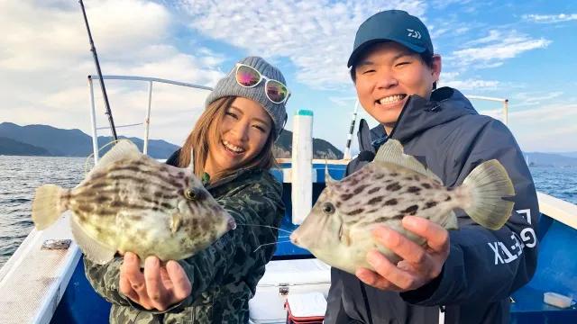 釣りはロマンス！中四国 4 徳島で発見！冬のカワハギロマンス