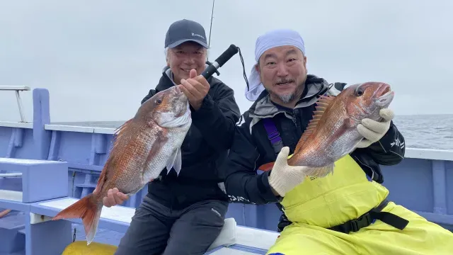 オトコの釣りメシ 2 千葉県外房 大原沖のマダイ