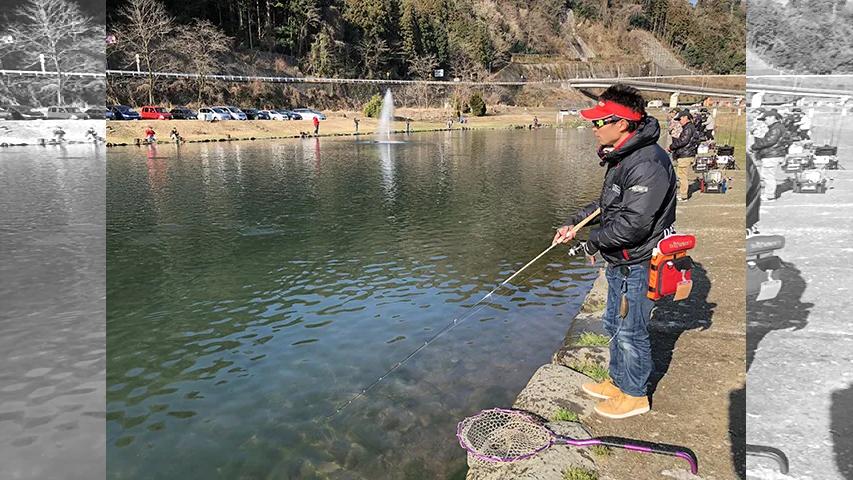 進め！エリア君 16 休日の首都圏近郊人気管理釣り場を攻略！！ in 神奈川県 Fishing Field 中津川