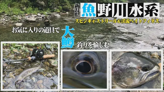 トラウトギャラリー 道具と愉しむ鱒釣旅 新潟県魚野川水系