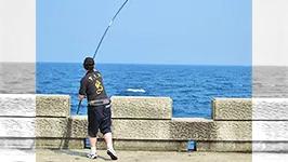 投げ釣りギャラリー 夏の島根県浜田沖 遠投カゴで狙うヒラマサ