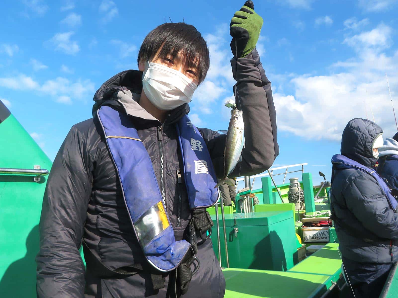 初挑戦ながら良い釣果を上げていた
