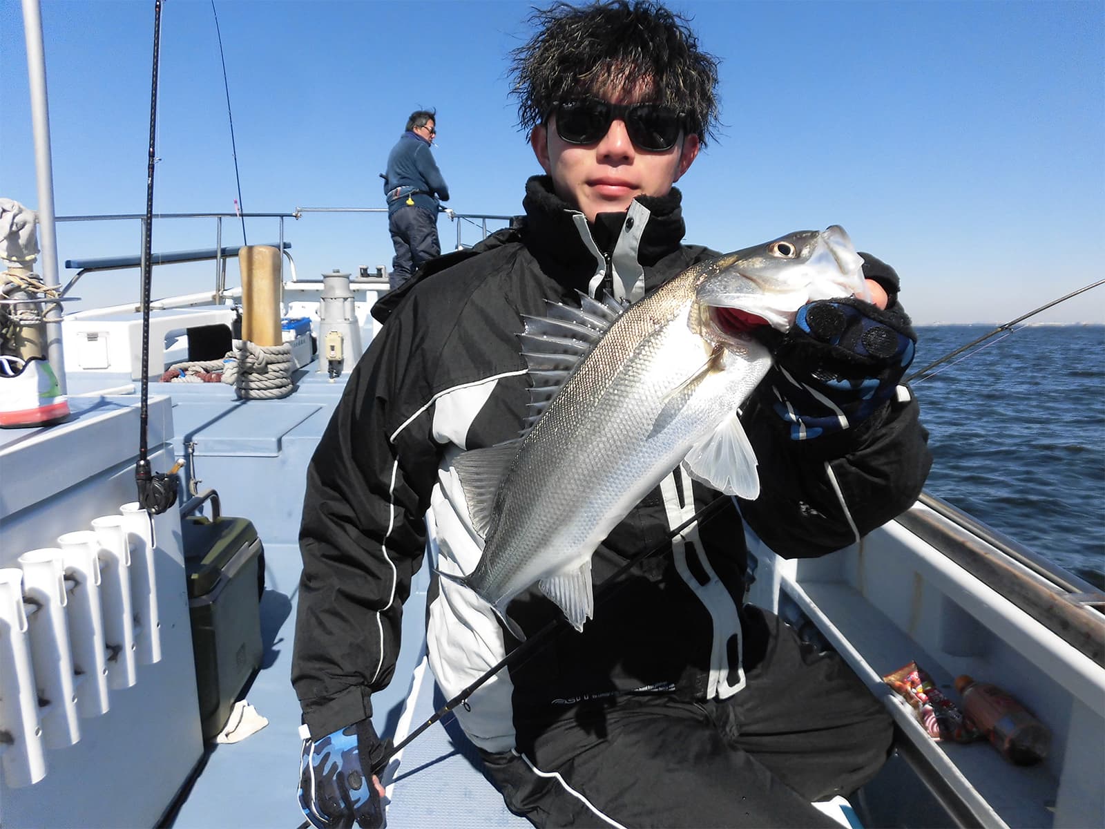 釣り方が合うと釣り座に関係なく釣れた!
