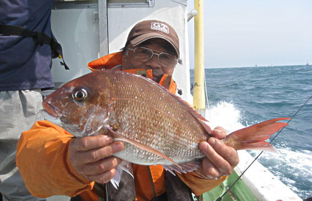 富士山を眺めながら乗っ込みマダイ アマダイリレー 釣りビジョン マガジン 釣りビジョン