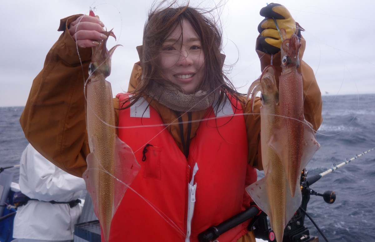 イカ　釣り竿　中古　海釣り　夜釣り　スルメイカ　ヤリイカ これから本番！東京湾口・洲崎沖のヤリイカにチャレンジ！神奈川
