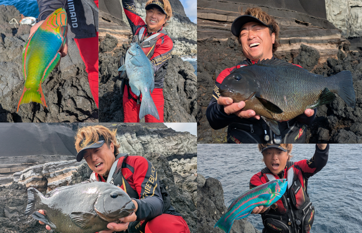 エースをねらえ！＞磯のスーパートーナメンター・平和卓也が八丈島に初