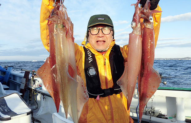 千葉県 南房総 白浜沖のヤリイカ 大型中心に最盛期 釣りビジョン マガジン 釣りビジョン