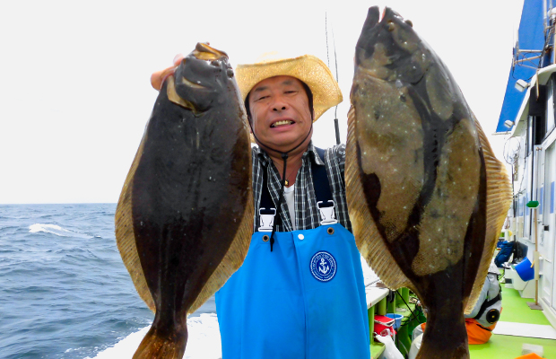 千葉県 外川沖のヒラメ 大 中 小交じりで好調 釣りビジョン マガジン 釣りビジョン