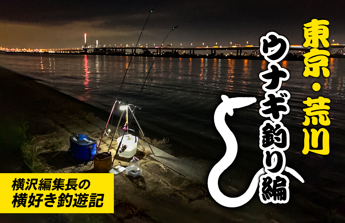 東京・荒川のウナギ釣りと、エレクトリカルパレード