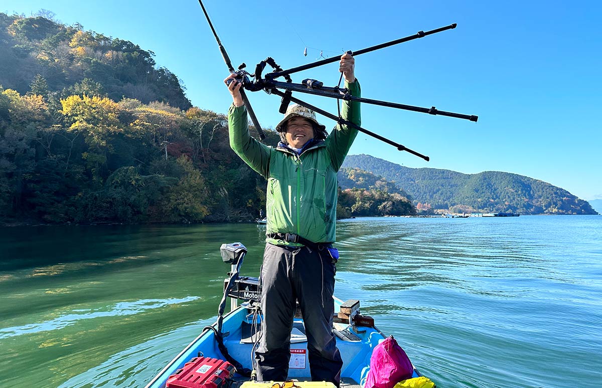 琵琶湖の湖底に沈んだゴープロを回収した件（水没動画あり）