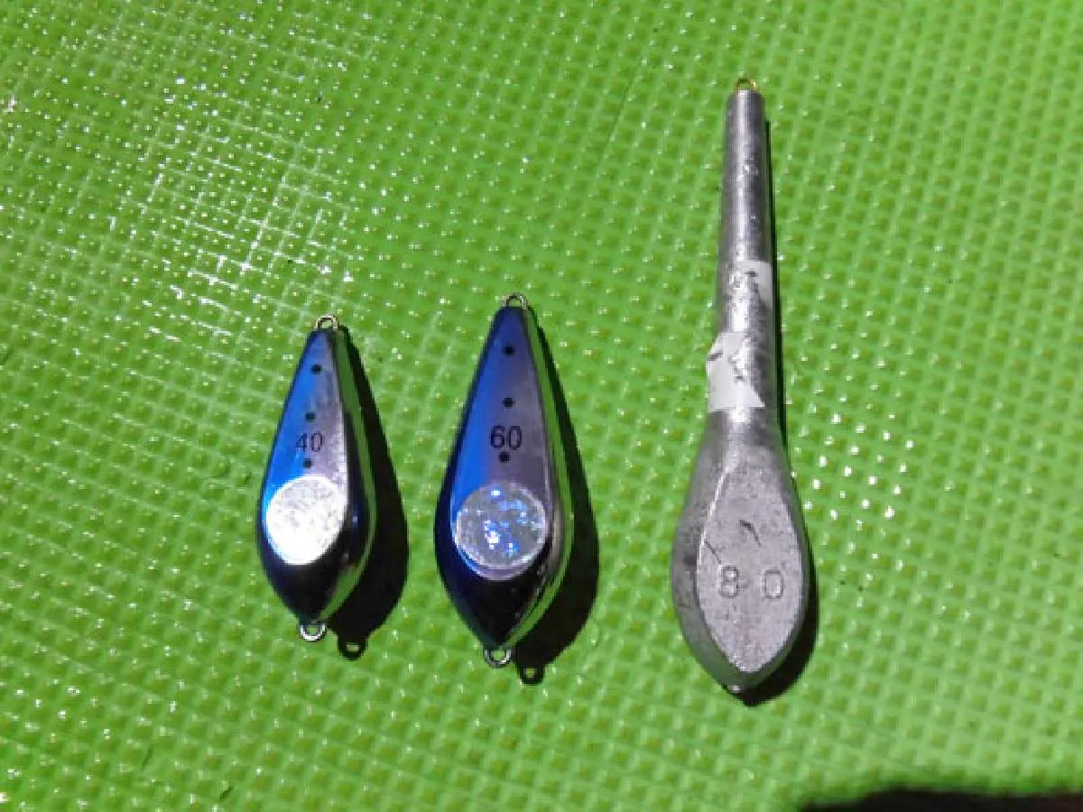 40～80号のオモリを用意