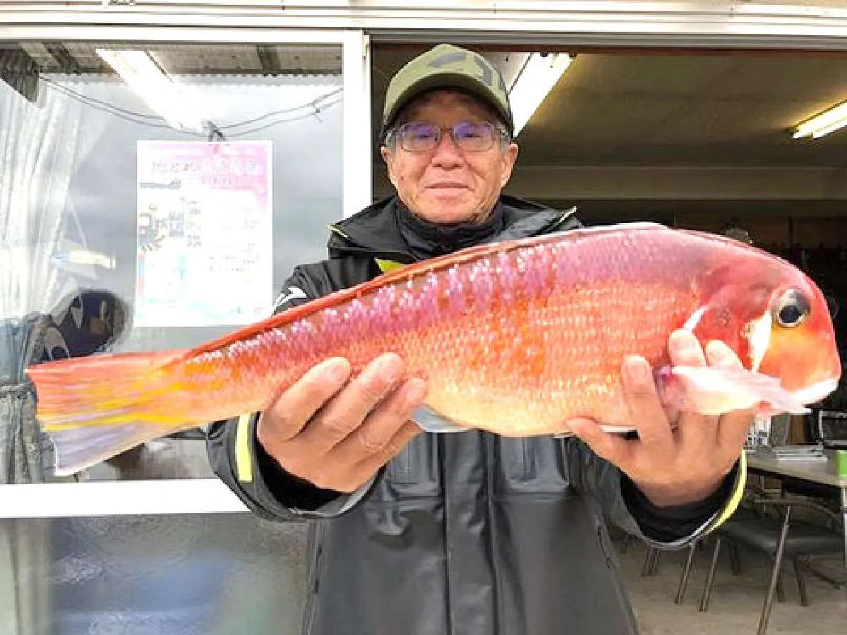 取材前日に上がった55cm！