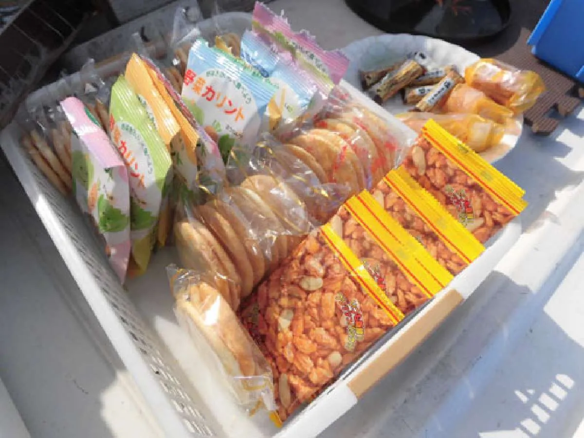 釣りの後は不思議と甘いお菓子が美味しい