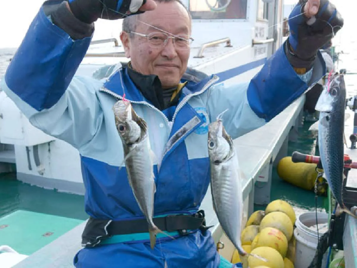 アジ、サバ連掛け