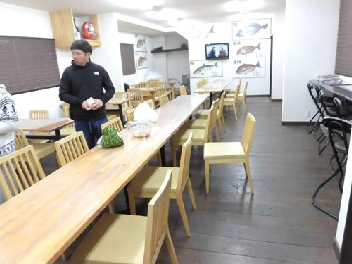 きれいで広い休憩所
