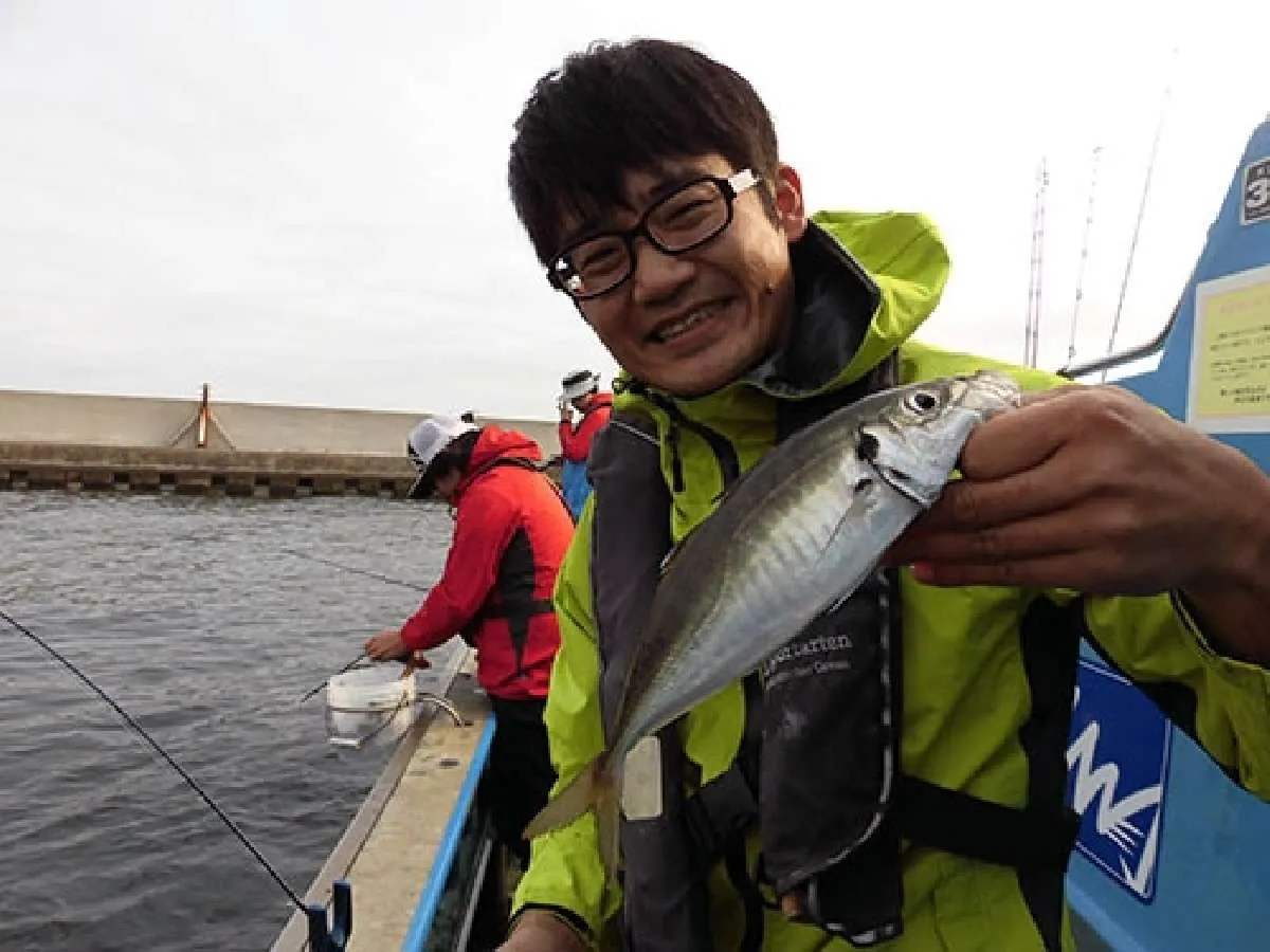 初めてのアジ釣りを堪能
