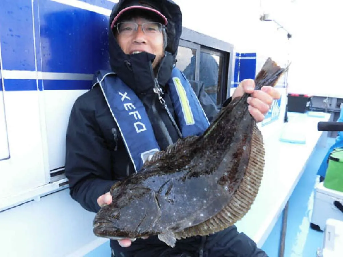 驚きの2kgオーバーヒラメ。イサキの泳がせ釣り？