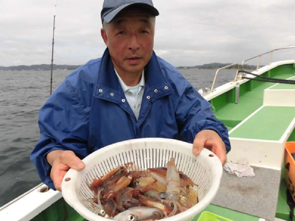 根気の釣りで竿頭の渡辺さん
