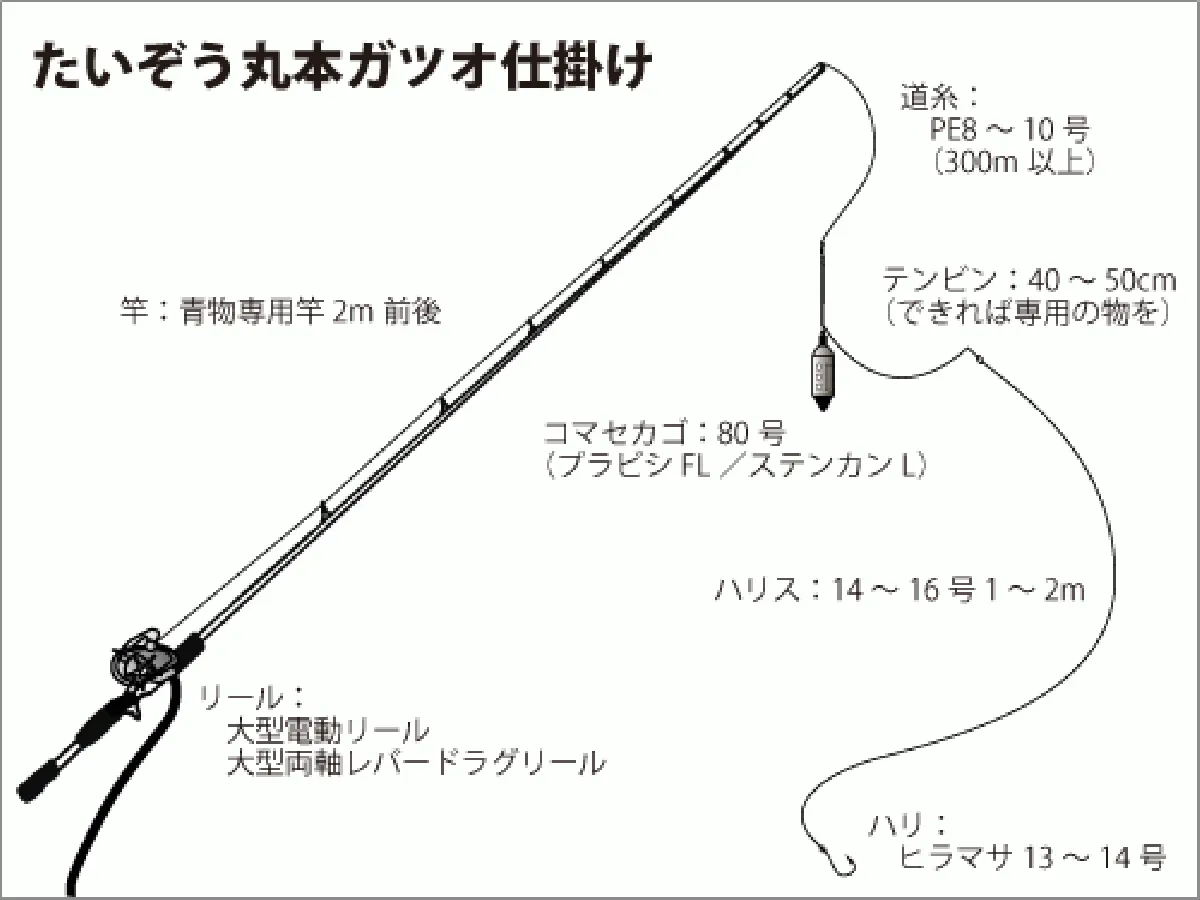 仕掛け図（本ガツオ）