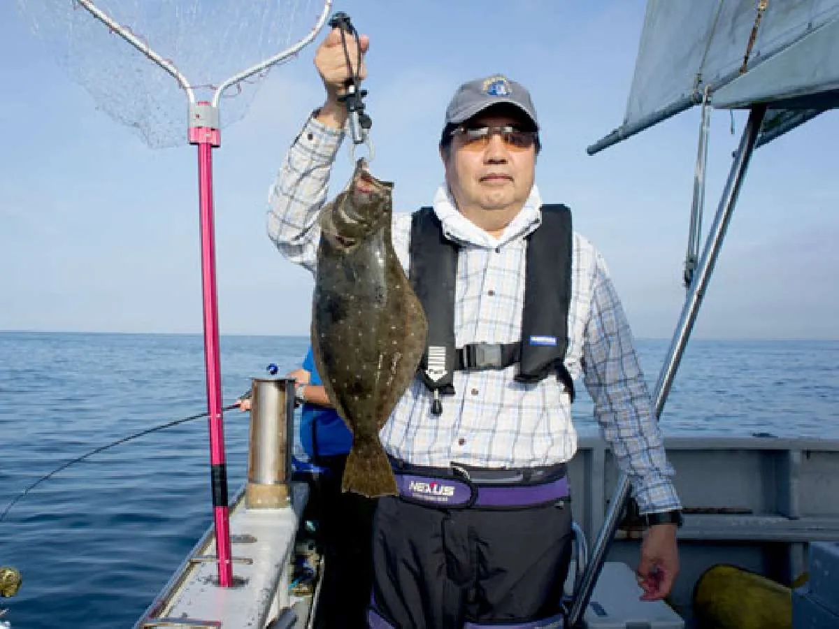 2匹目をヒットさせた根岸さん